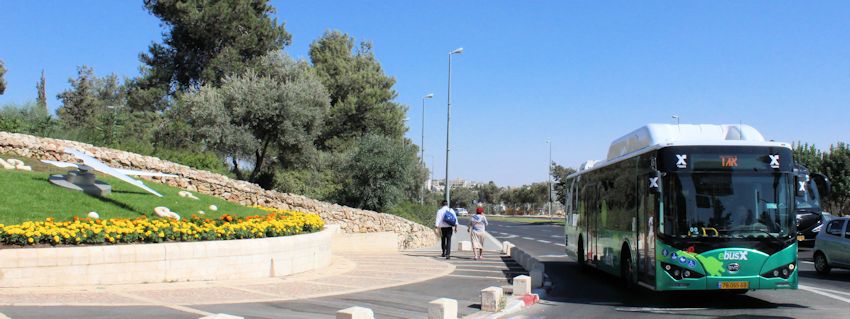 אוטובוס חשמלי ראשון בירושלים